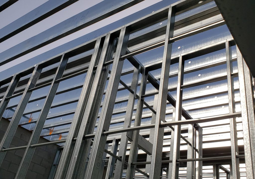 Steel frame barndominium in Illinois