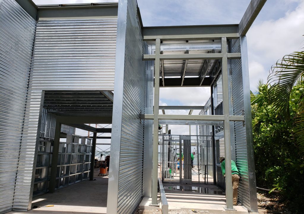Barndominium steel structure in Illinois