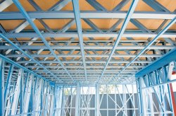 Barndo steel roof trusses in Illinois